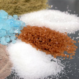 Variety of Bath Salts in a Pile